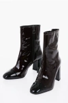Carel Paris Patent Letaher Ankle Boots With Heel 8,5cm