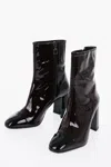 Carel Paris Donna Ankle Boots - Patent Leather - Brown/black In Brown