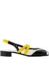 Carel Paris Sling Back Peachy In Black
