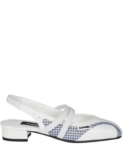 Carel Paris Peachy Slingback Pumps In White