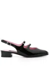 Carel Paris 'peche' Black Mary Jane Pumps In Black
