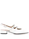 Carel Paris Peche 20mm Slingback Pumps In White