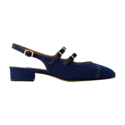 Carel Paris Peche 25 Sandals In Blue