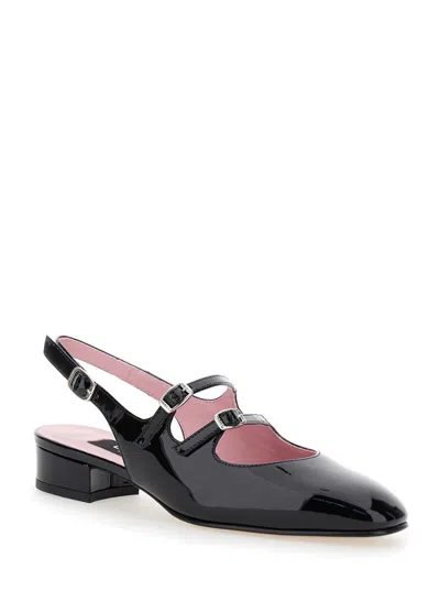 CAREL PARIS 'PECHE' BLACK MARY JANE PUMPS