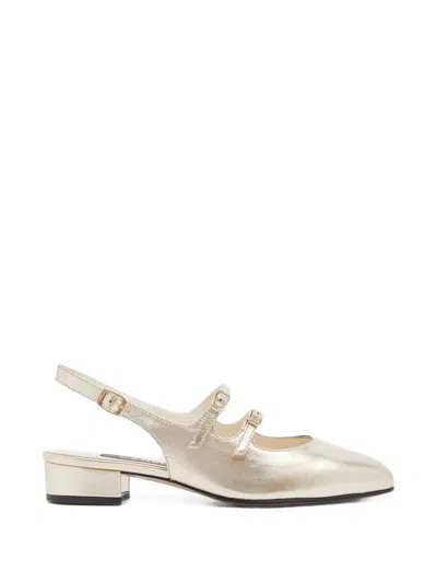 Carel Paris Peche Double-strap Slingback Pumps In Neutral