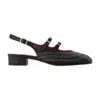Carel Paris Peche Moto Buckled Pumps In Black