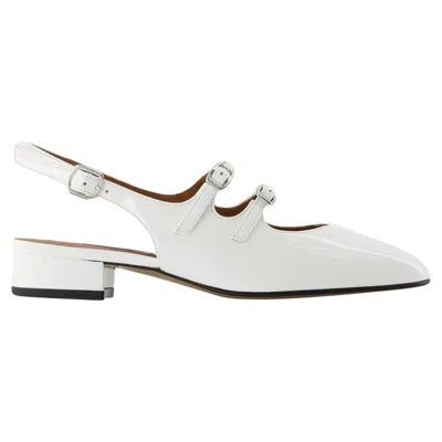 Carel Paris Peche Pumps - Carel - White - Patent Leather