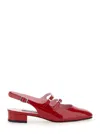 Carel Paris Peche 20mm Patent-leather Pumps In Red