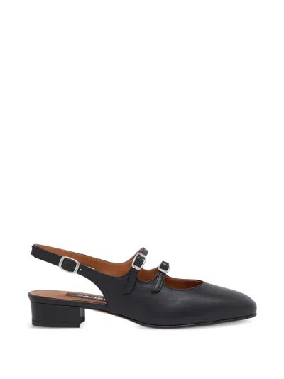 Carel Paris Peche Slingback Heeled Pumps In Black