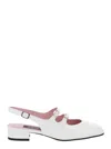 Carel Paris Block Heel Slingback Ballet Flat Shoe