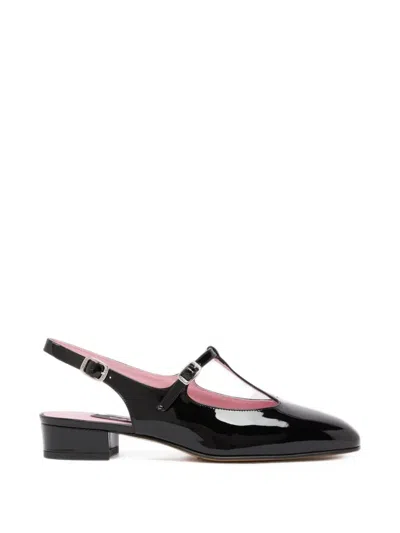 Carel Paris Prune T-bar Pumps In Black