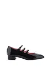 Carel Paris Timeless Mary Jane With Adjustable Straps And Low Heel In Black