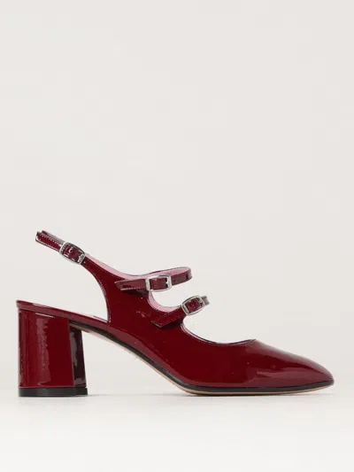 Carel Paris Banana 60mm Leather Pumps In Rot