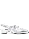 Carel Paris Queen Leather Ballet Flats