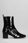 Carel Paris 50mm Decorative-buckle Ankle Boots In Black