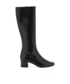 Carel Paris Woman Boot Black Size 7 Leather In Black