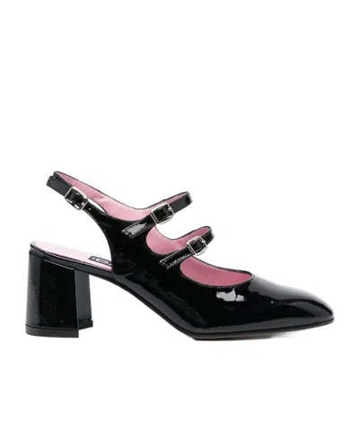 CAREL PARIS CAREL BANANA BLOCK HEEL SANDALS