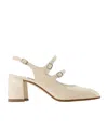 Carel Paris Round Head High Heels In Nude