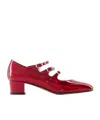 Carel Paris Round Head High Heels In Red