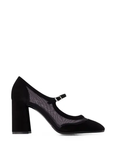 Carel Paris Sachanight Mesh Pumps In Black