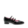 Carel Paris Timeless Mary Jane With Adjustable Straps And Low Heel In Black
