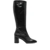 Carel Paris Sunrise Leather Boots In Black