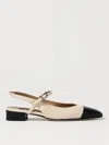 Carel Paris Leather Oceano Slingback Sandals 20 In Beige