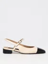 Carel Paris Leather Oceano Slingback Sandals 20 In Beige