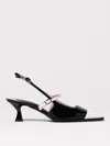 Carel Paris Pointed Toe Slingback Shoes In Schwarz