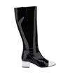 Carel Paris Side Zipper Boots In Black