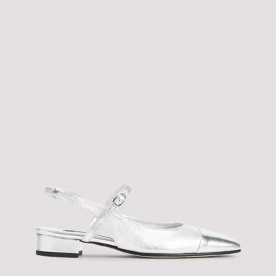 Carel Paris Silverleather Ballet Flats