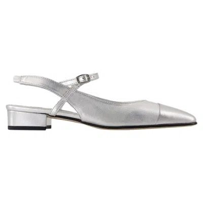 CAREL PARIS SLING BACK OCEANO - CAREL - LEATHER - ARGENTÉ