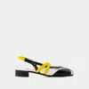Carel Paris Sling Back Peachy In Black