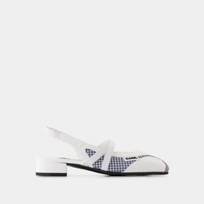 Carel Paris Sling Back Peachy In White