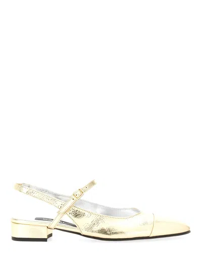 Carel Paris Slingback "ocean" In Gold