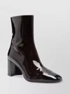 Carel Paris Esprit Patent Leather Ankle Boots In Brown