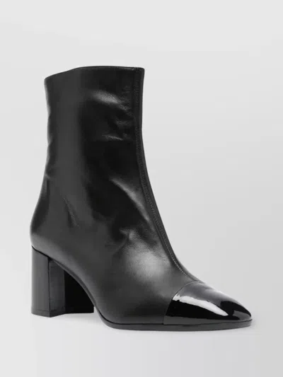 Carel Paris "spirit" Glossy Toe Cap Ankle Boots