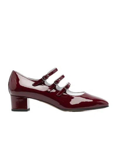 CAREL PARIS SQUARE TOE LOW-HEELED SHOES