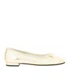 Carel Paris Ballet Ballerinas Gold In White