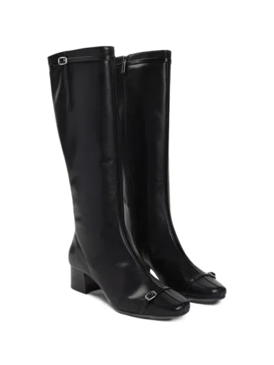 Carel Paris Starter Square-toe Knee-high Boots In Black