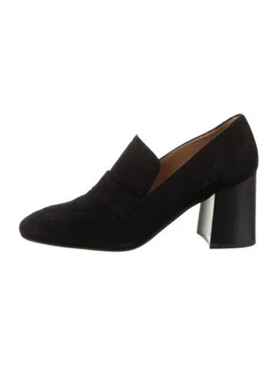 Pre-owned Carel Paris Suede Pumps In Black