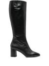 Carel Paris Sunrise Leather Boots In Black
