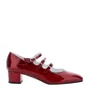 Carel Paris 'metallic Mary Jane K In Red