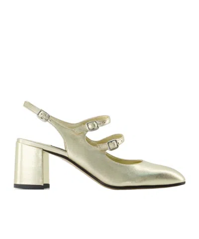 CAREL PARIS THICK HEELED SANDALS