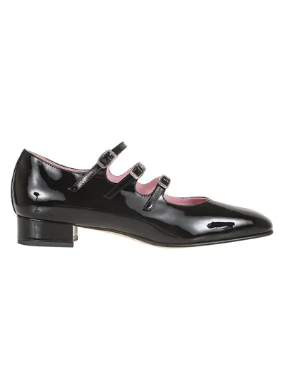 Carel Paris Timeless Mary Jane With Adjustable Straps And Low Heel In Black