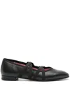 Carel Paris Tutu Suede Ballerina Shoes In Black