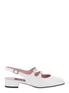 Carel Paris Peche Slingback Mary Jane Pumps In White