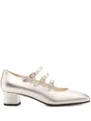 Carel Paris Kina 40mm Metallic Leather Pumps