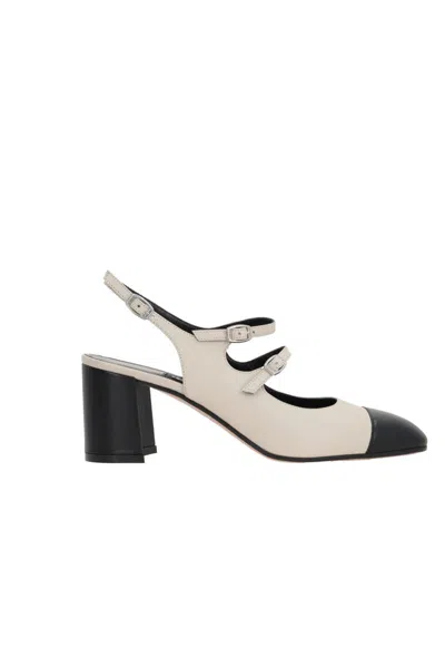 Carel Paris T-strap Mary Jane Square Heel Pumps In Multi