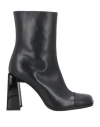 Carel Paris Woman Ankle Boots Black Size 5 Leather In Black